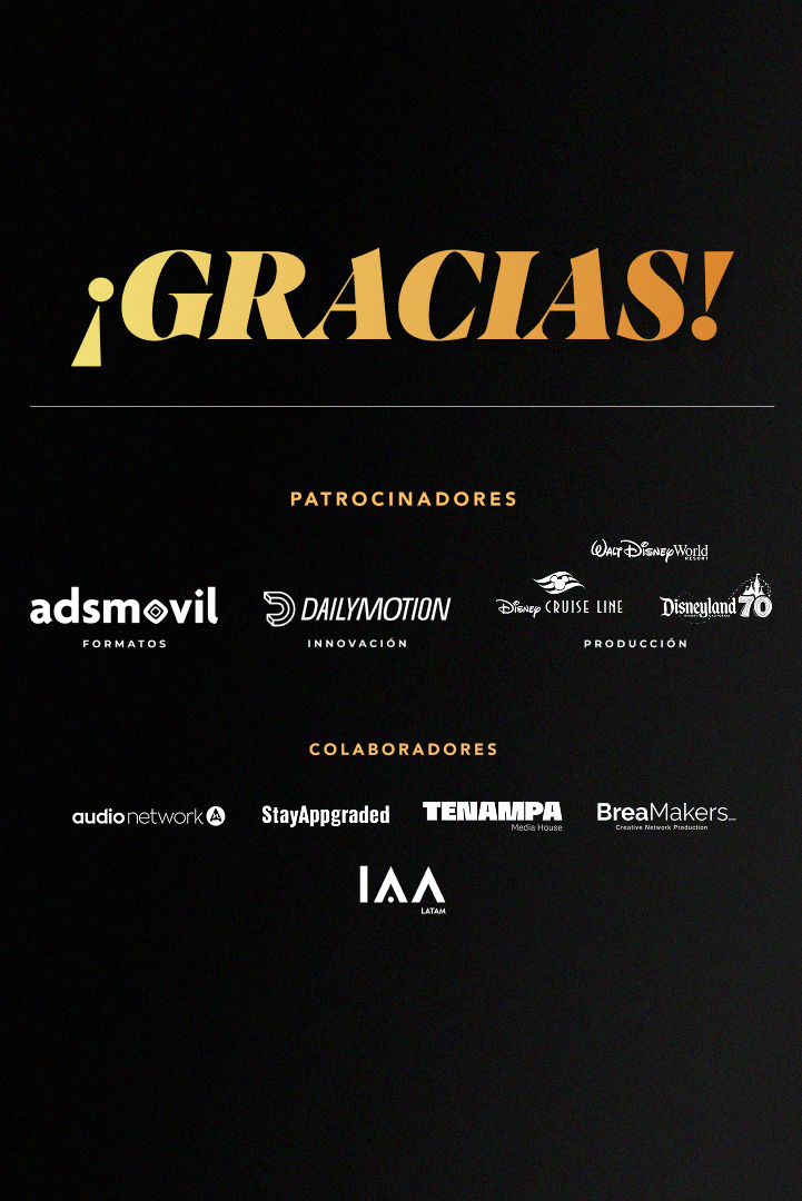  Agradecimiento a los patrocinadores